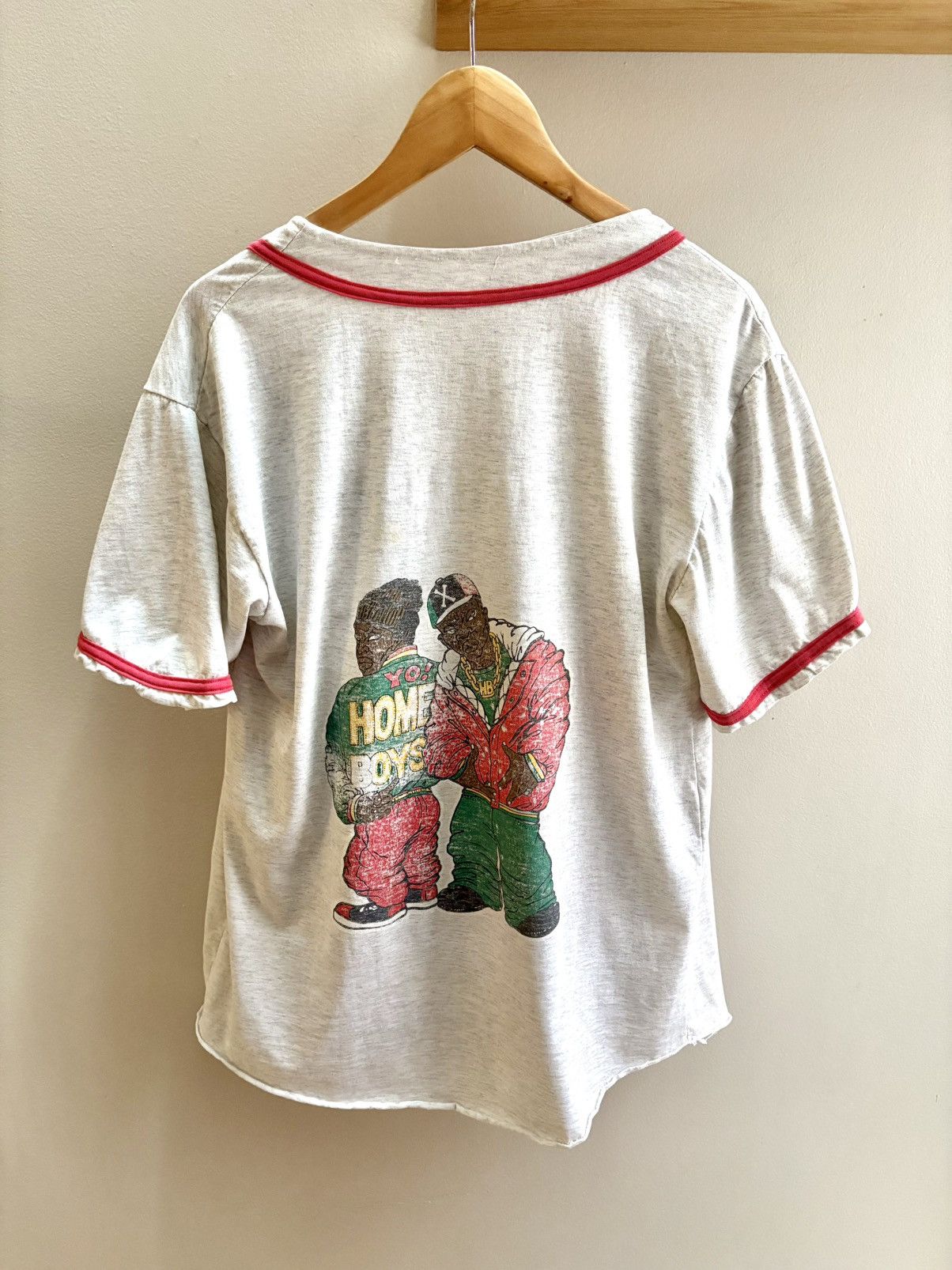 Rap Tees Yo Homeboys VTG 90s black pride Malcom X baseball jersey L Size US L / EU 52-54 / 3 - 1 Thumbnail
