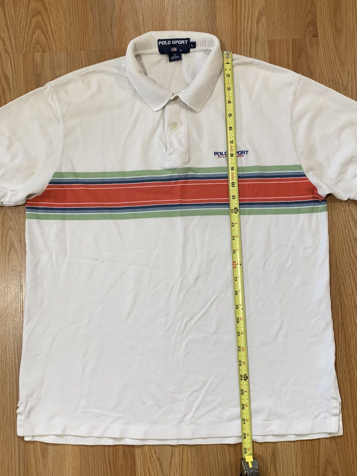 Polo Ralph Lauren SzL- Polo Sport Ralph Lauren Short Sleeve Aztec Stripe Polo Size US L / EU 52-54 / 3 - 7 Thumbnail