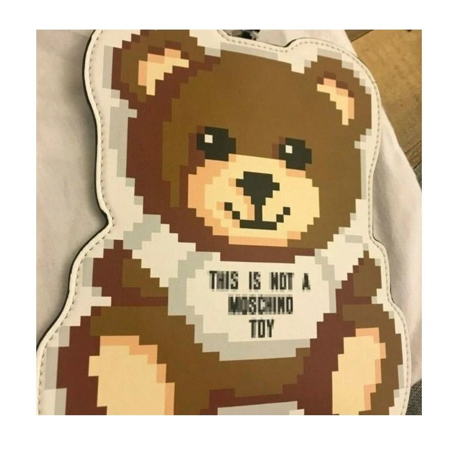 Moschino AW19 Moschino Couture Jeremy Scott Teddy Bear Pouch Clutch Size ONE SIZE - 5 Thumbnail