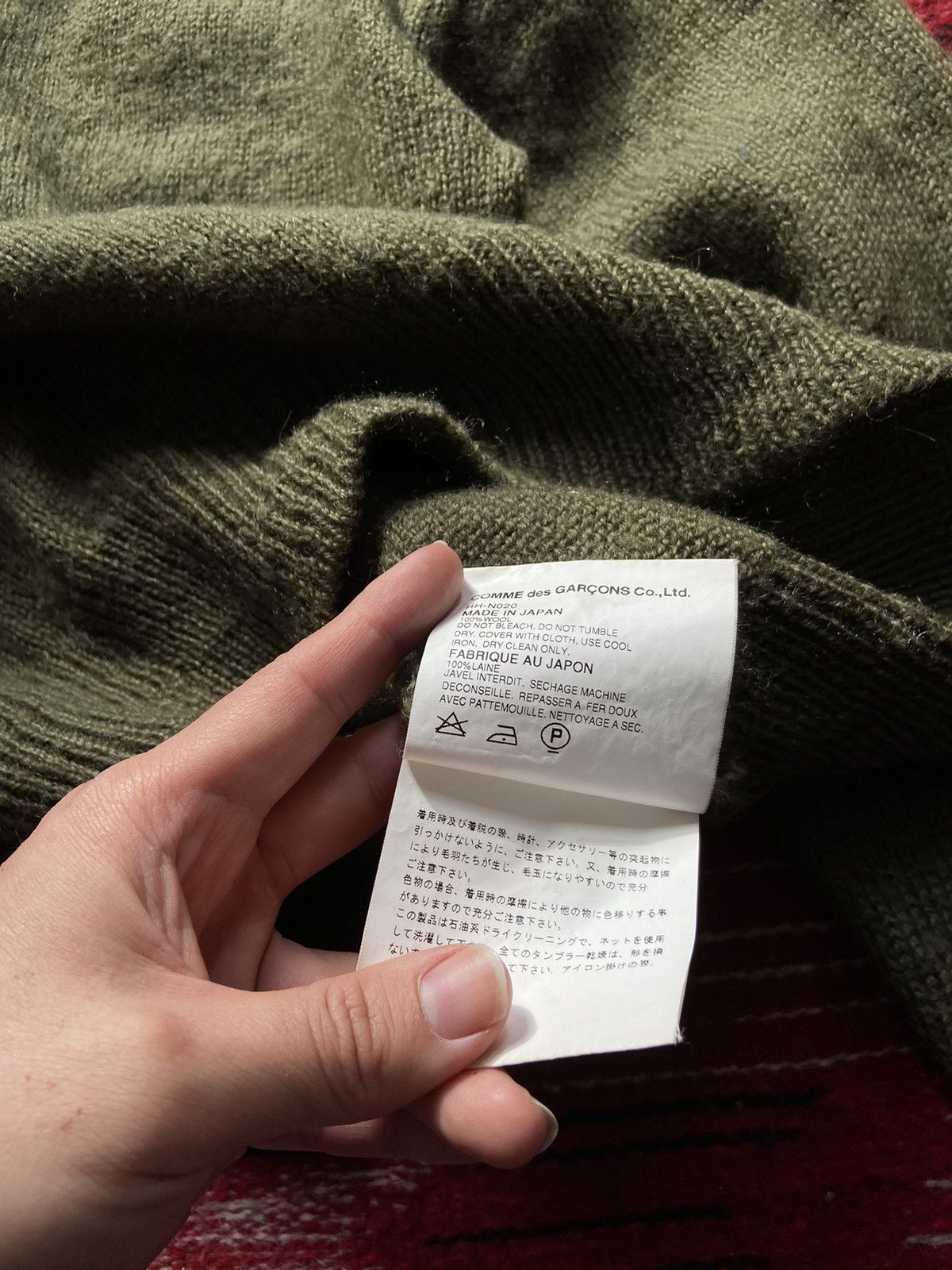 Comme des Garcons × Comme des Garcons Homme Fold-Over Neck Sweater Size US M / EU 48-50 / 2 - 5 Thumbnail