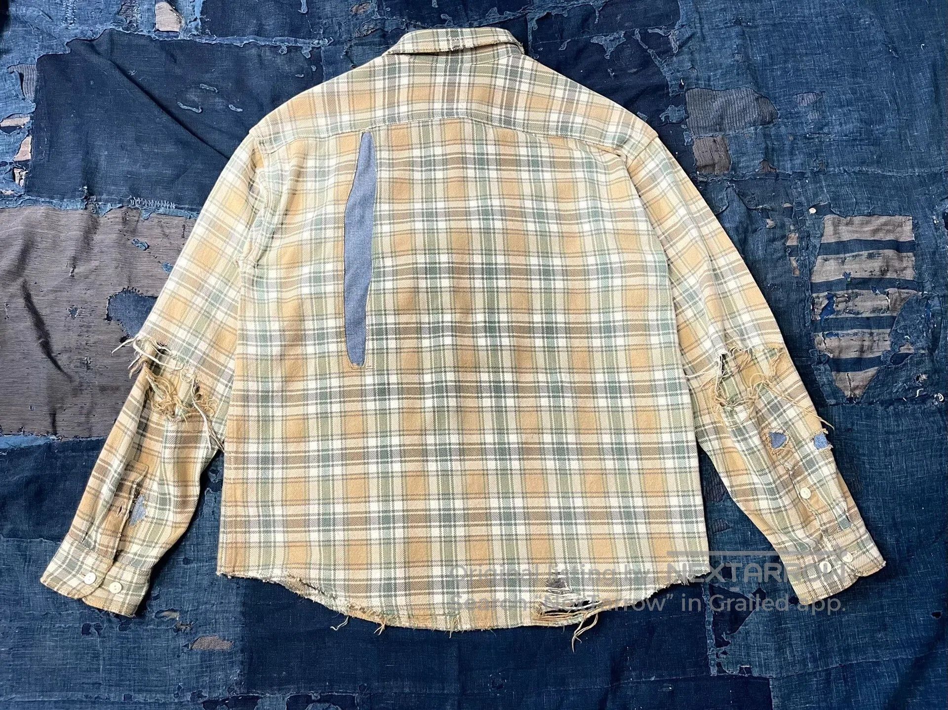 Visvim VISVIM 20SS Lumber Shirt Crash Beige. Size US M / EU 48-50 / 2 - 2 Thumbnail