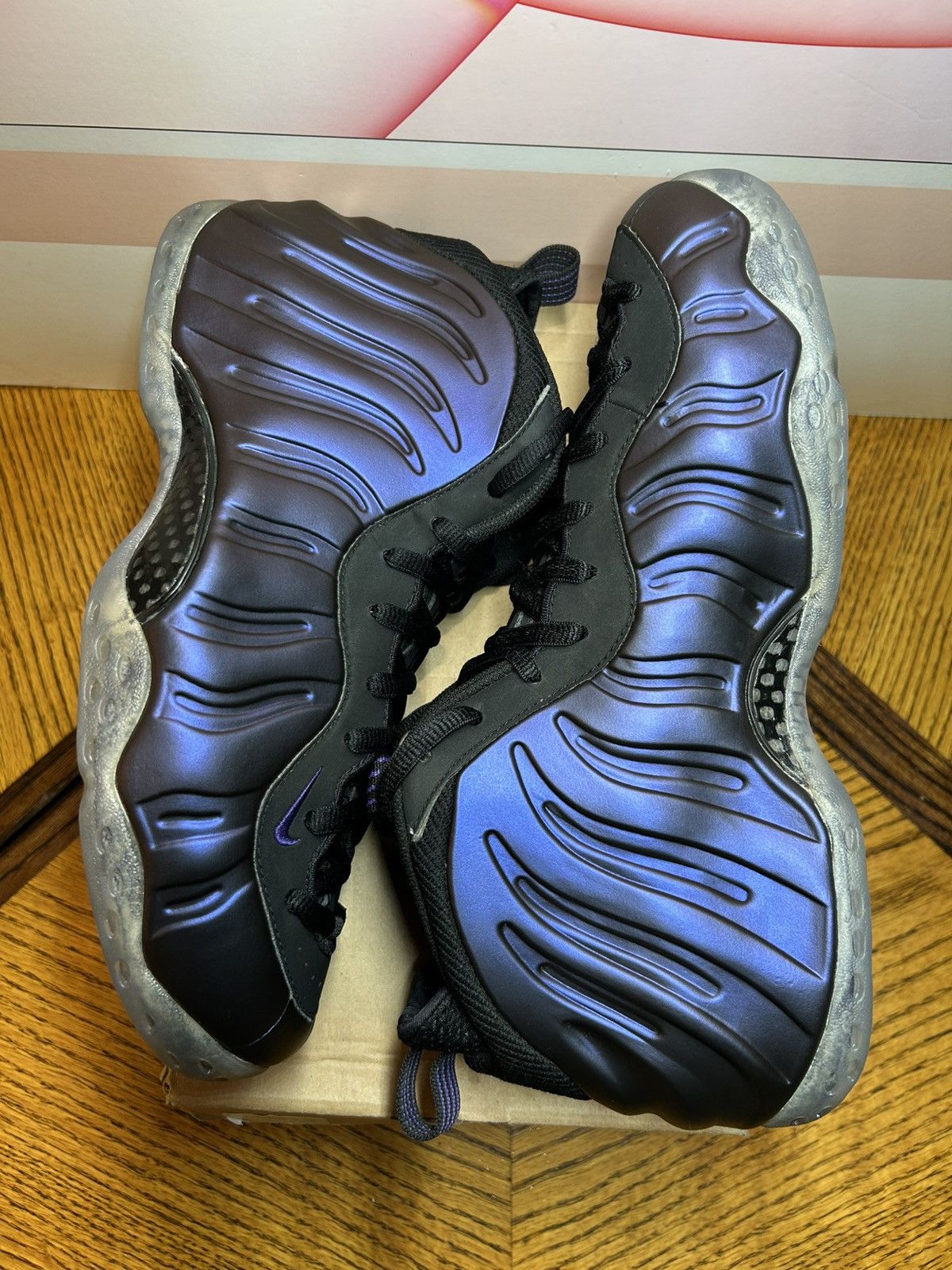 Nike Size 11 - Nike Air Foamposite One 2009 OG Eggplant LIKENEW Size US 11 / EU 44 - 2 Thumbnail