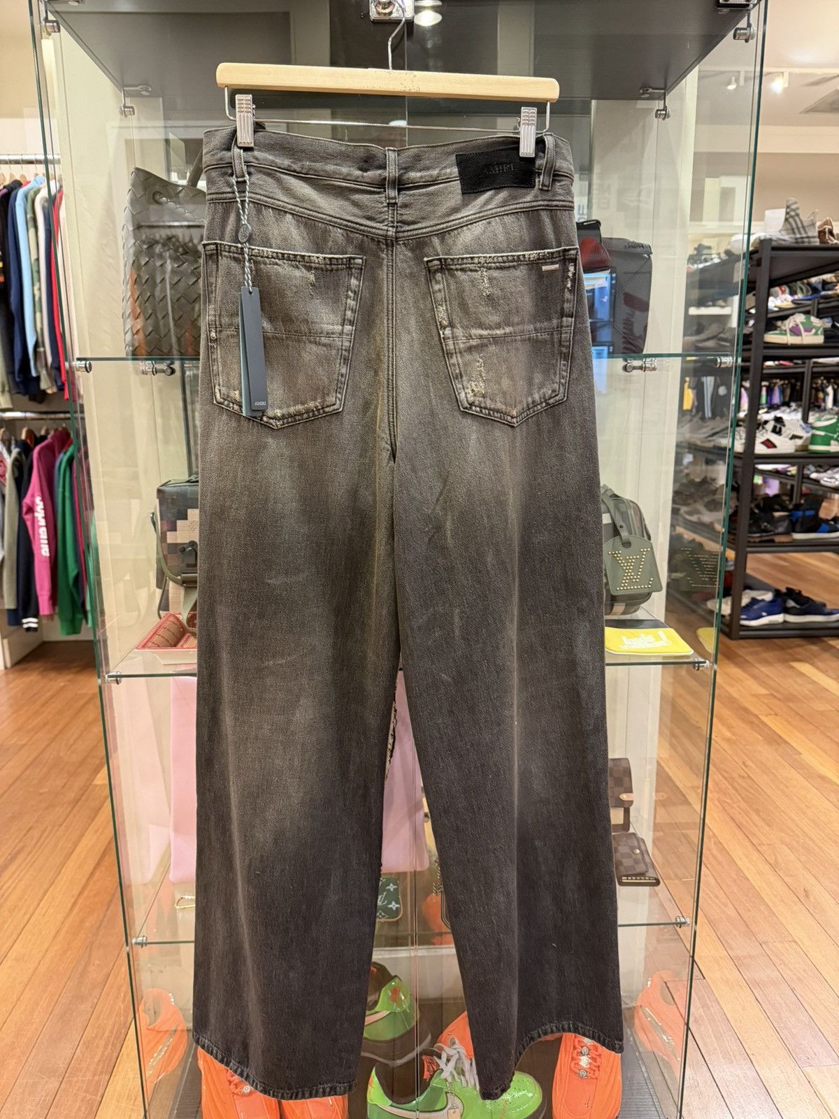 Amiri Amiri Repaired Carpenter Baggy Fit Denim Jeans Size US 30 / EU 46 - 2 Thumbnail