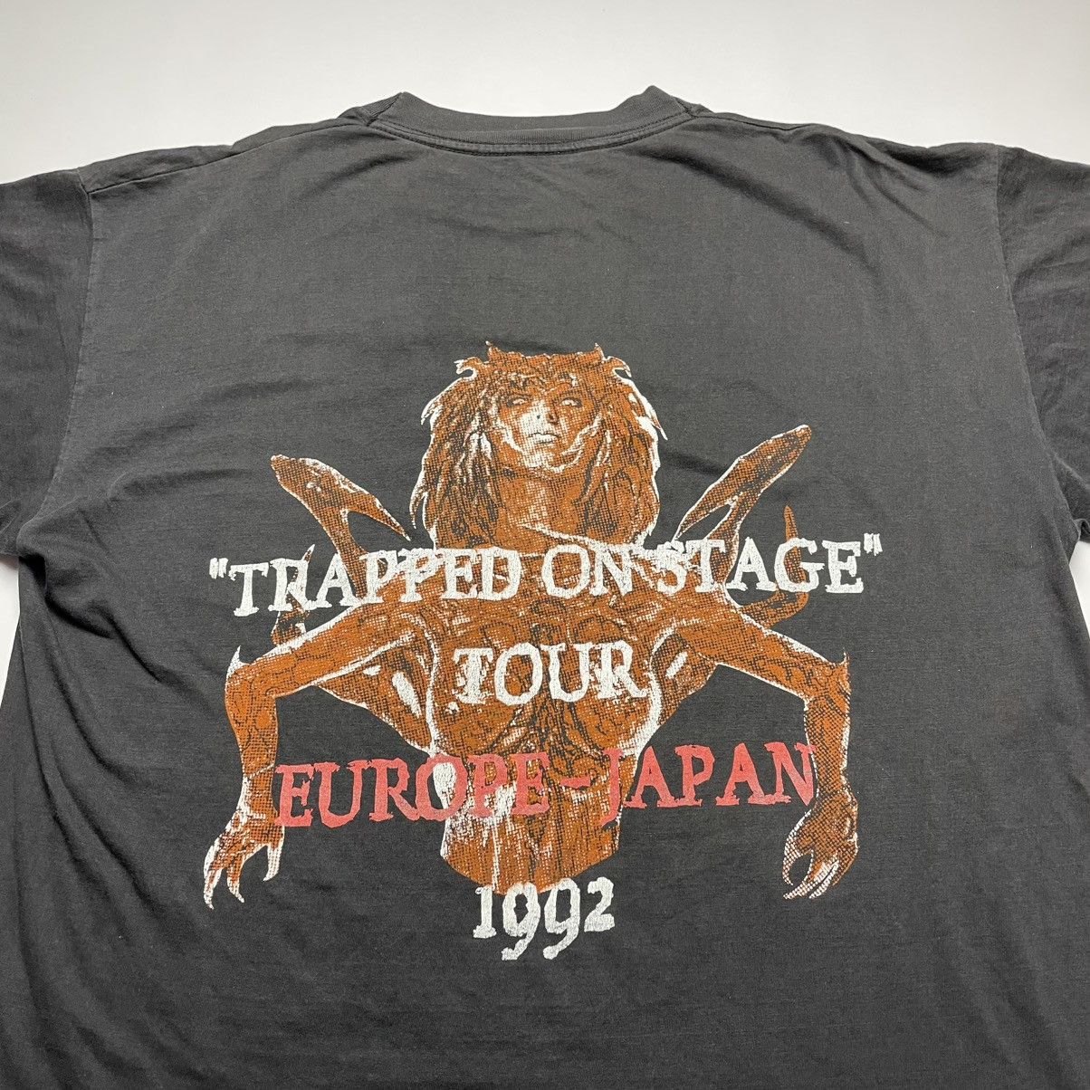 Band Tees × Metallica × Vintage Rage Trapped Europe Japan Tour 1992 T-Shirt Size US L / EU 52-54 / 3 - 6 Thumbnail
