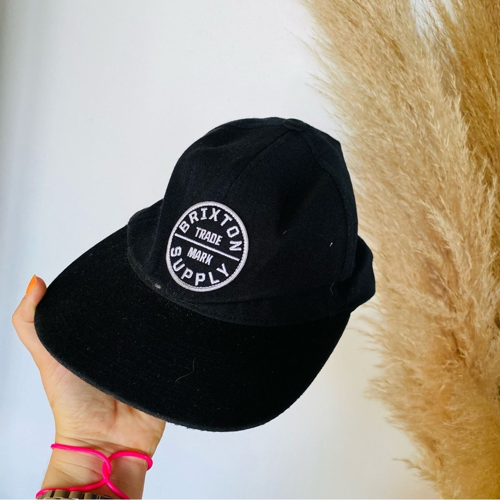 Brixton BRIXTON Black White Oath III Patch Snapback Hat Cap Unisex Size ONE SIZE - 1 Thumbnail