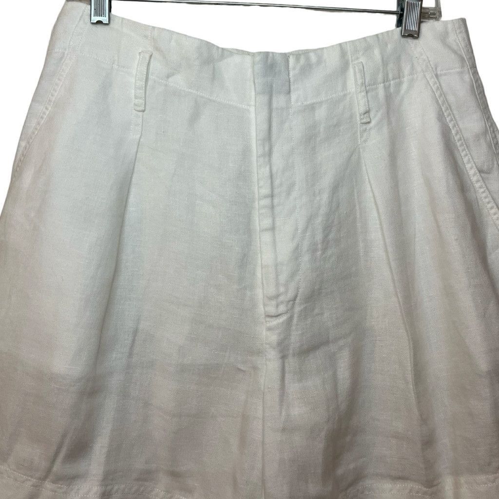 Lauren Ralph Lauren Lauren Ralph Lauren High Waisted Linen Pleated Shorts Sz M Size 31" - 3 Thumbnail