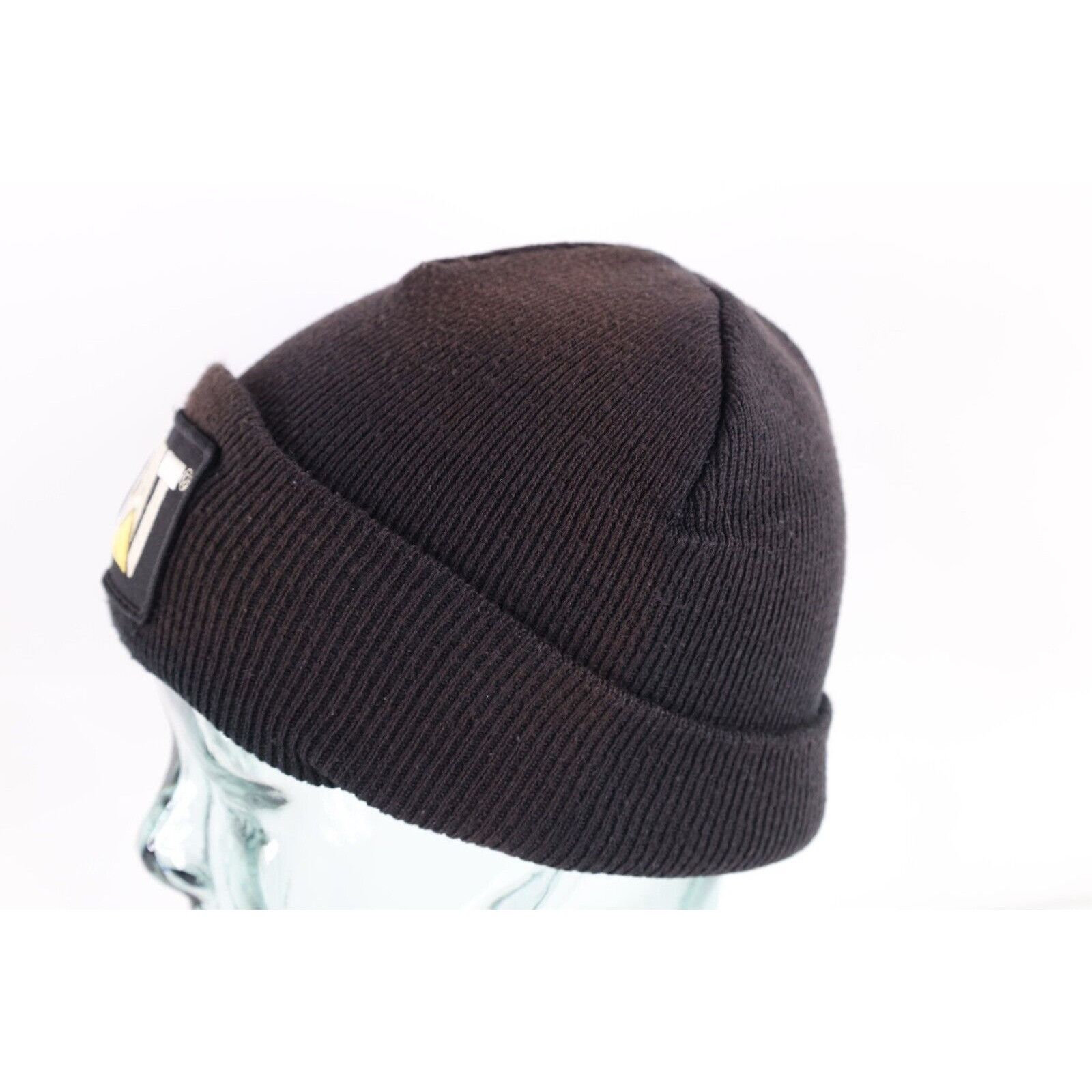Caterpillar × Vintage Vintage 90s Cat Caterpillar Spell Out Patch Sun Faded Beanie Size ONE SIZE - 4 Thumbnail