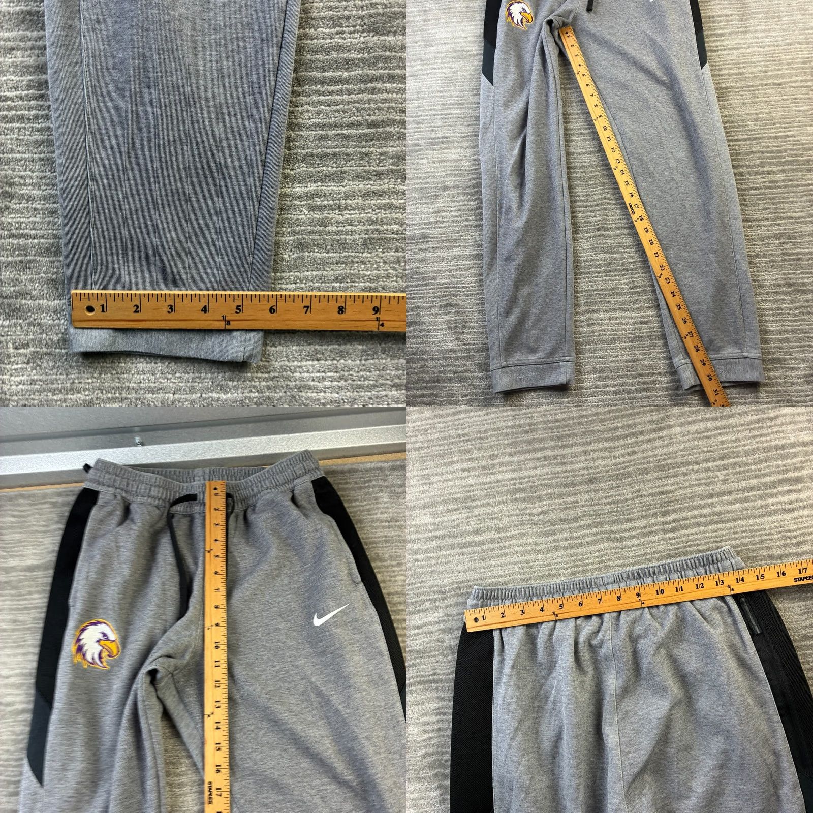 Nike Nike Pants Mens L Gray Sweatpants Showtime Jogger EYBL Montverde Eagles Regular Fit with Pockets Size US 29 - 8 Thumbnail