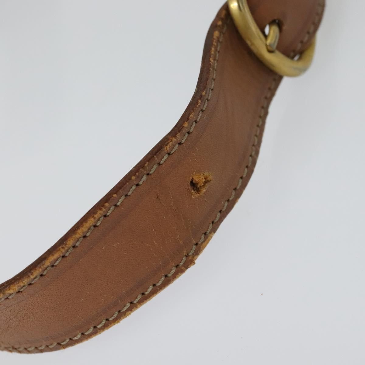 Celine CELINE Macadam Canvas Shoulder Bag Pvc Leather Brown Gold Size ONE SIZE - 9 Thumbnail
