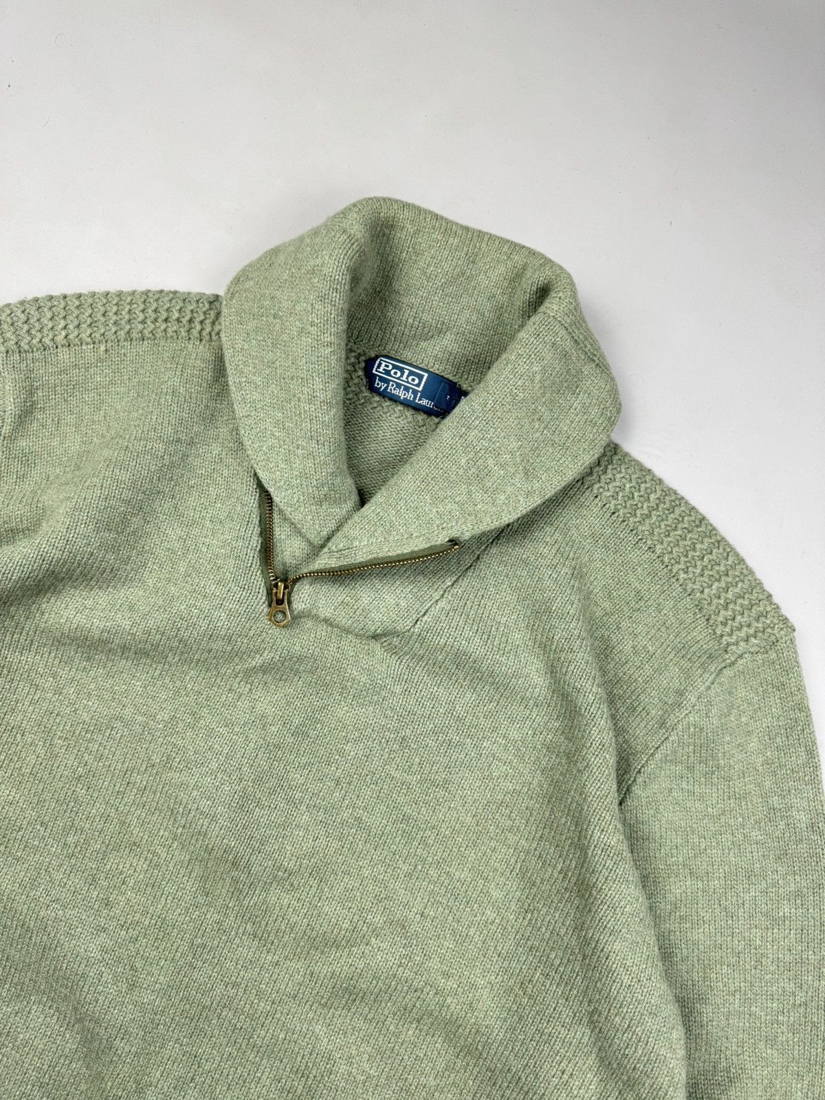 Polo Ralph Lauren Polo Ralph lauren vintage zip lambswool sweater size Xl Size US L / EU 52-54 / 3 - 2 Thumbnail