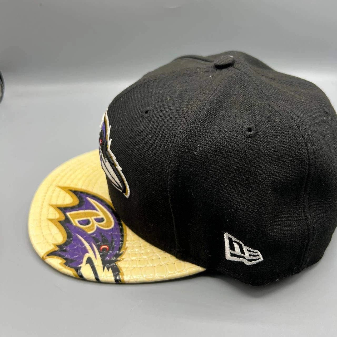 New Era Baltimore Ravens Hat Men 9Fifty New Era NFL Fitted Cap M-L Size ONE SIZE - 7 Thumbnail