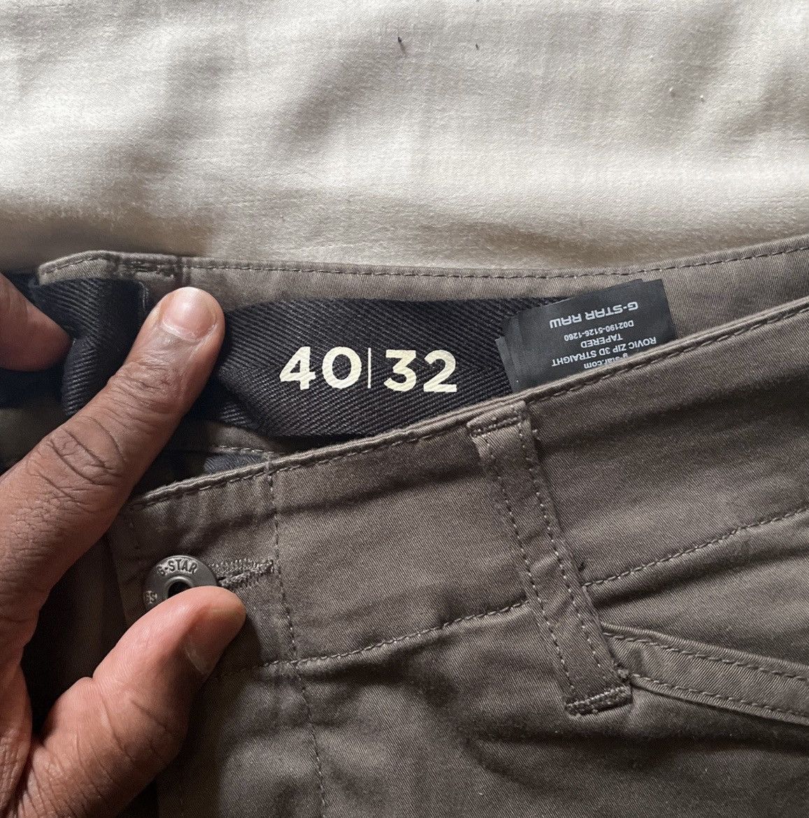 G-Star G Star Raw Grey Cargo Pants 40x32 Size US 40 / EU 56 - 2 Thumbnail