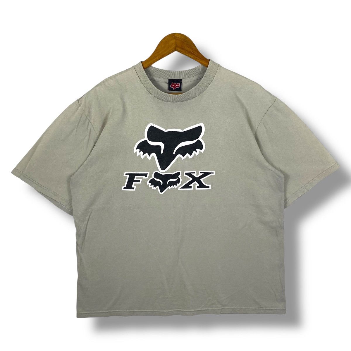 Fox Racing Vintage 00s FOX RACING Logo Graphic Tee Shirt Extra Large Size US XL / EU 56 / 4 - 1 Thumbnail