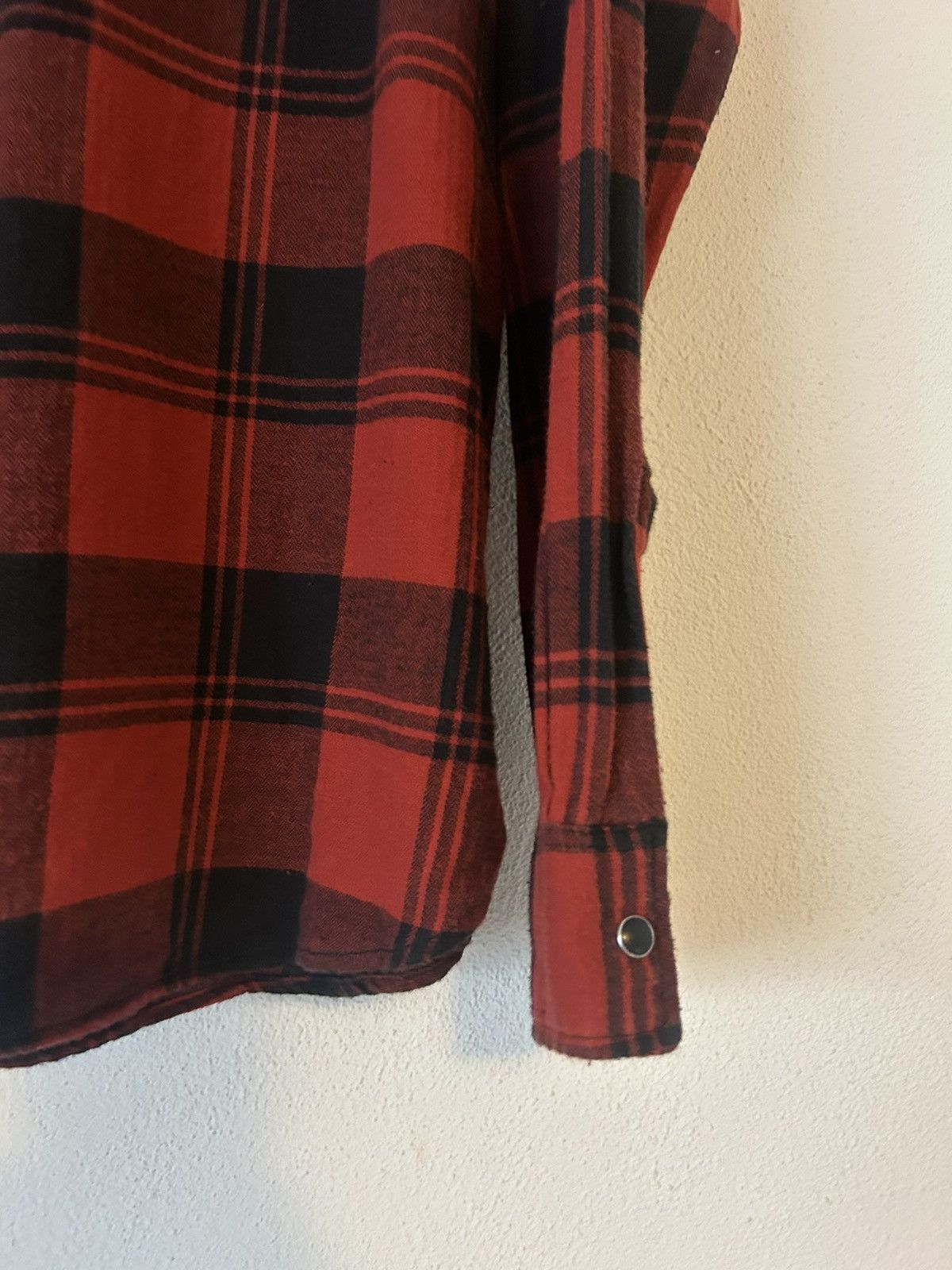 Saint Laurent Paris Saint Laurent red and black checked western shirt in size S Size US S / EU 44-46 / 1 - 5 Thumbnail