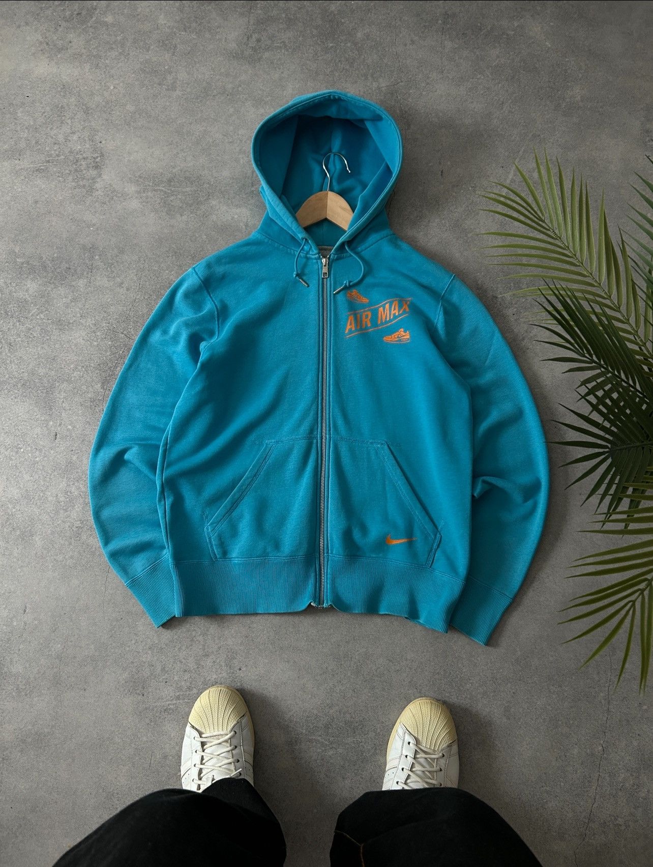 Nike Nike Air Max zip-hoodies mens blue rare Size US M / EU 48-50 / 2 - 1 Thumbnail