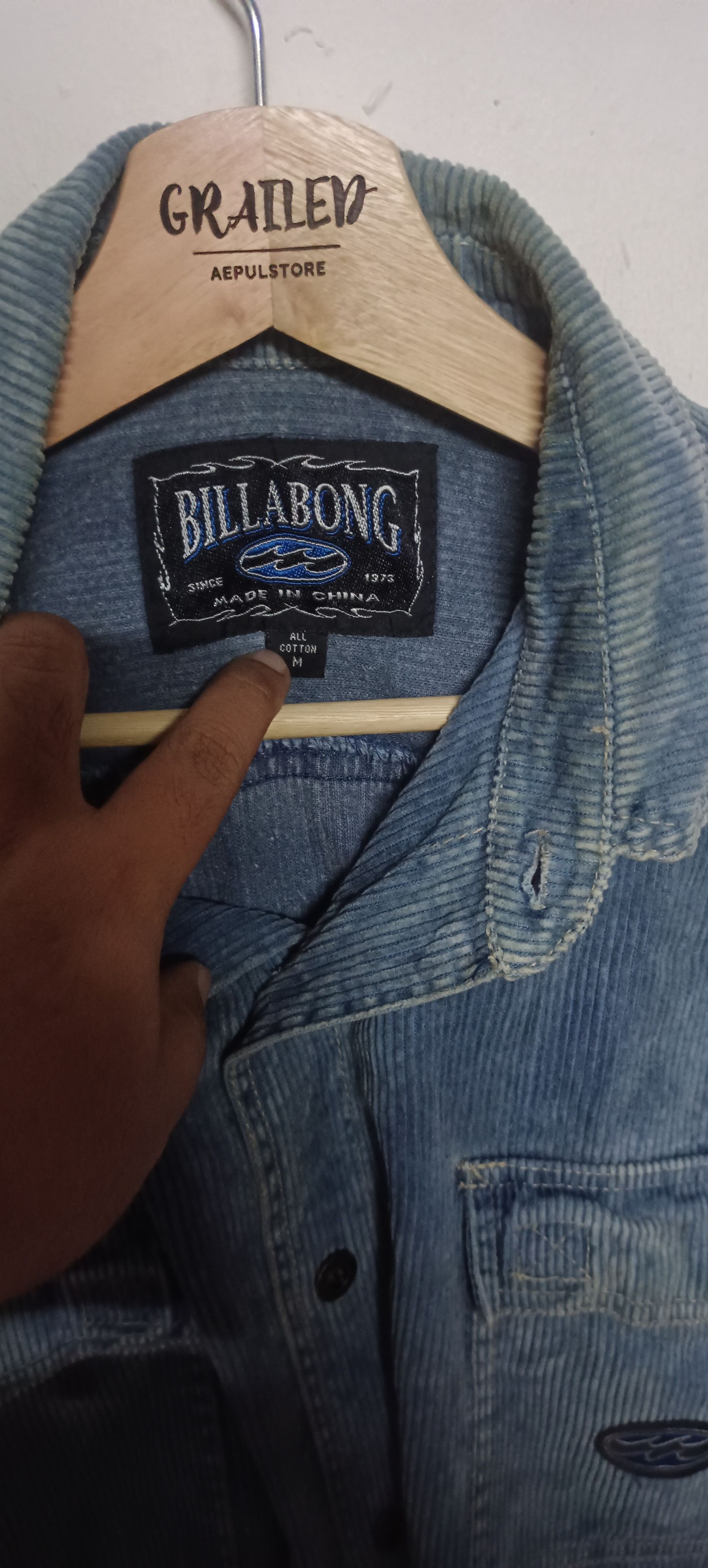 Billabong Vintage 90s Billabong Corduroy Jacket Size US M / EU 48-50 / 2 - 10 Thumbnail