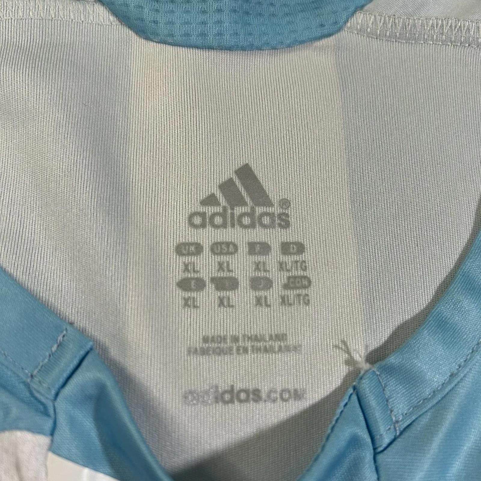 Adidas 2006 Adidas Argentina Home Football Shirt Size XL Size US XL / EU 56 / 4 - 3 Thumbnail