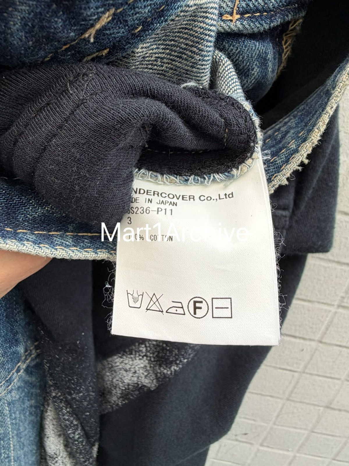Undercover Undercover 06SS “T” era hybrid denim Size US 34 / EU 50 - 9 Thumbnail