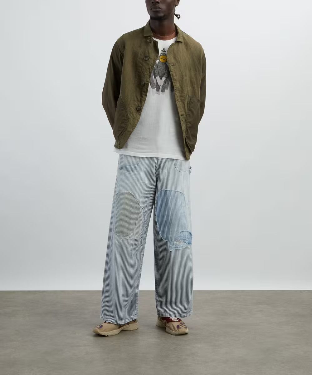 Kapital Kountry 10oz HICKOREE Stripe Painter PORT Baggy Pants Size US 32 / EU 48 - 12 Thumbnail