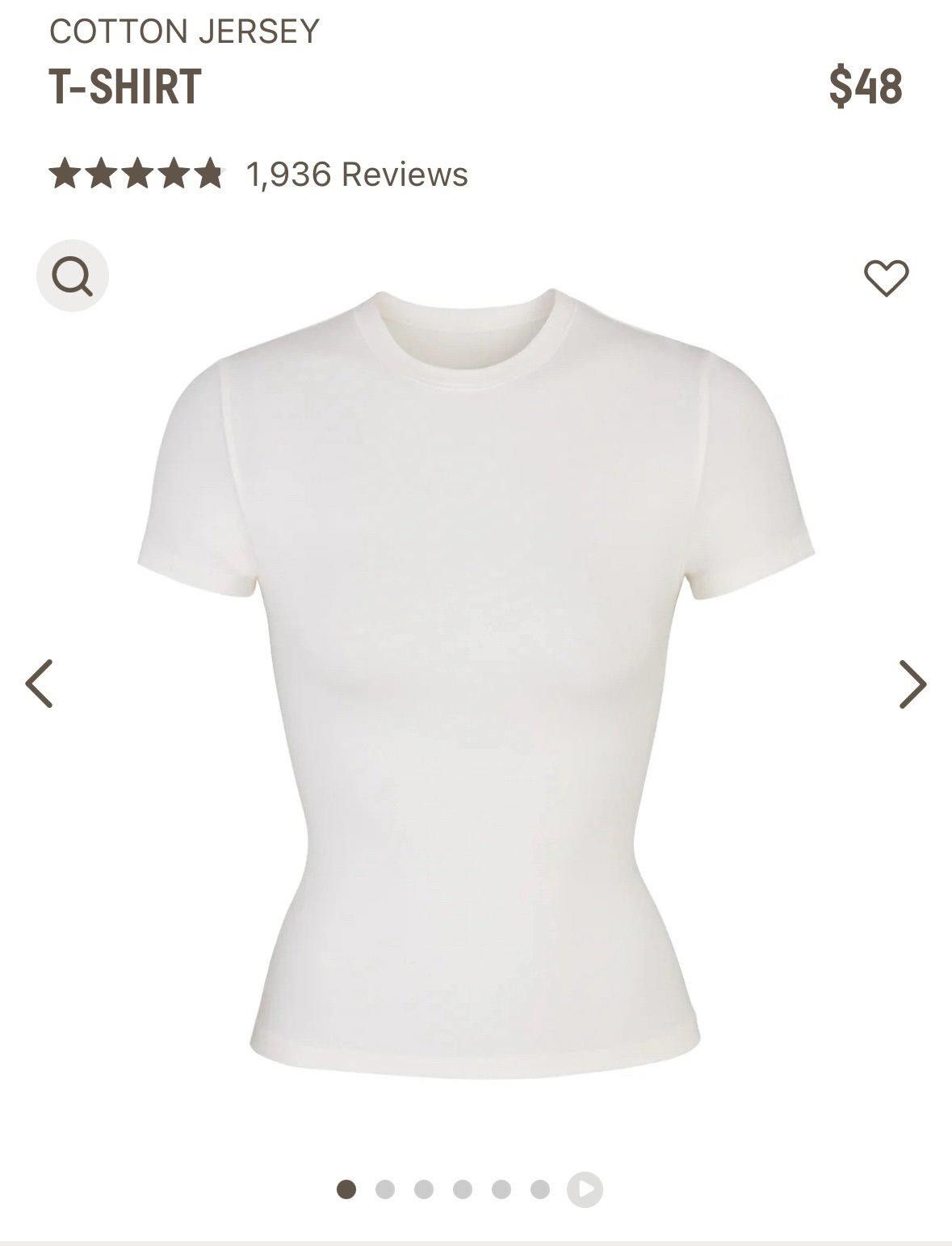 Kim Kardashian skim cotton jersey tee marble and boxers set medium Size M / US 6-8 / IT 42-44 - 1 Thumbnail