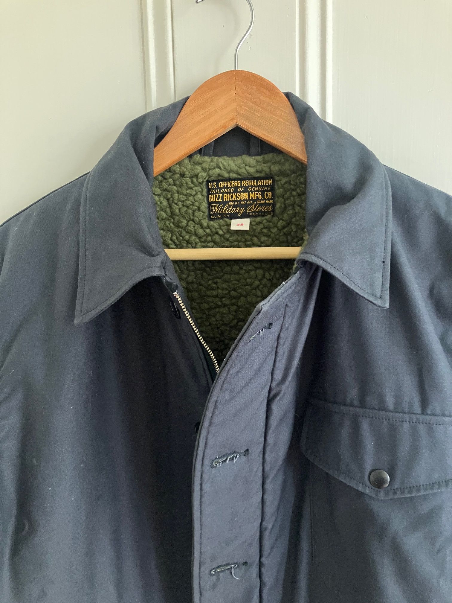 Buzz Rickson's Buzz Rickson's A-2 Deck Jacket, Navy, Size 38 Size US M / EU 48-50 / 2 - 1 Thumbnail