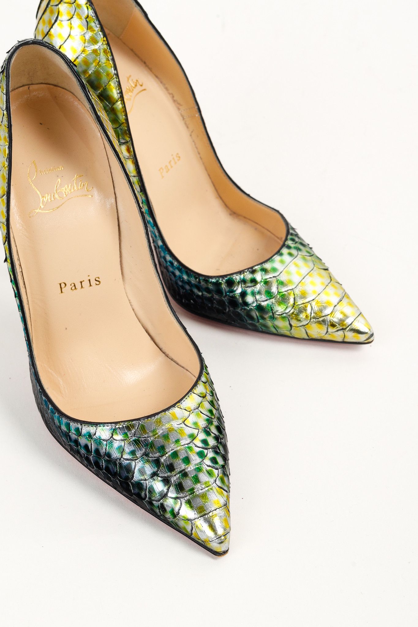Christian Louboutin Christian Louboutin So Kate 120 Python Pointed-Toe Pumps Size US 6.5 / IT 36.5 - 6 Thumbnail