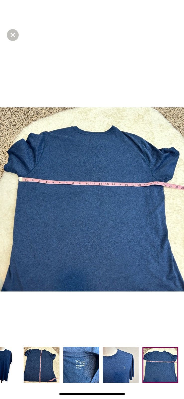 Old Navy Old navy men’s XL blue athletic tee Size US XL / EU 56 / 4 - 3 Thumbnail