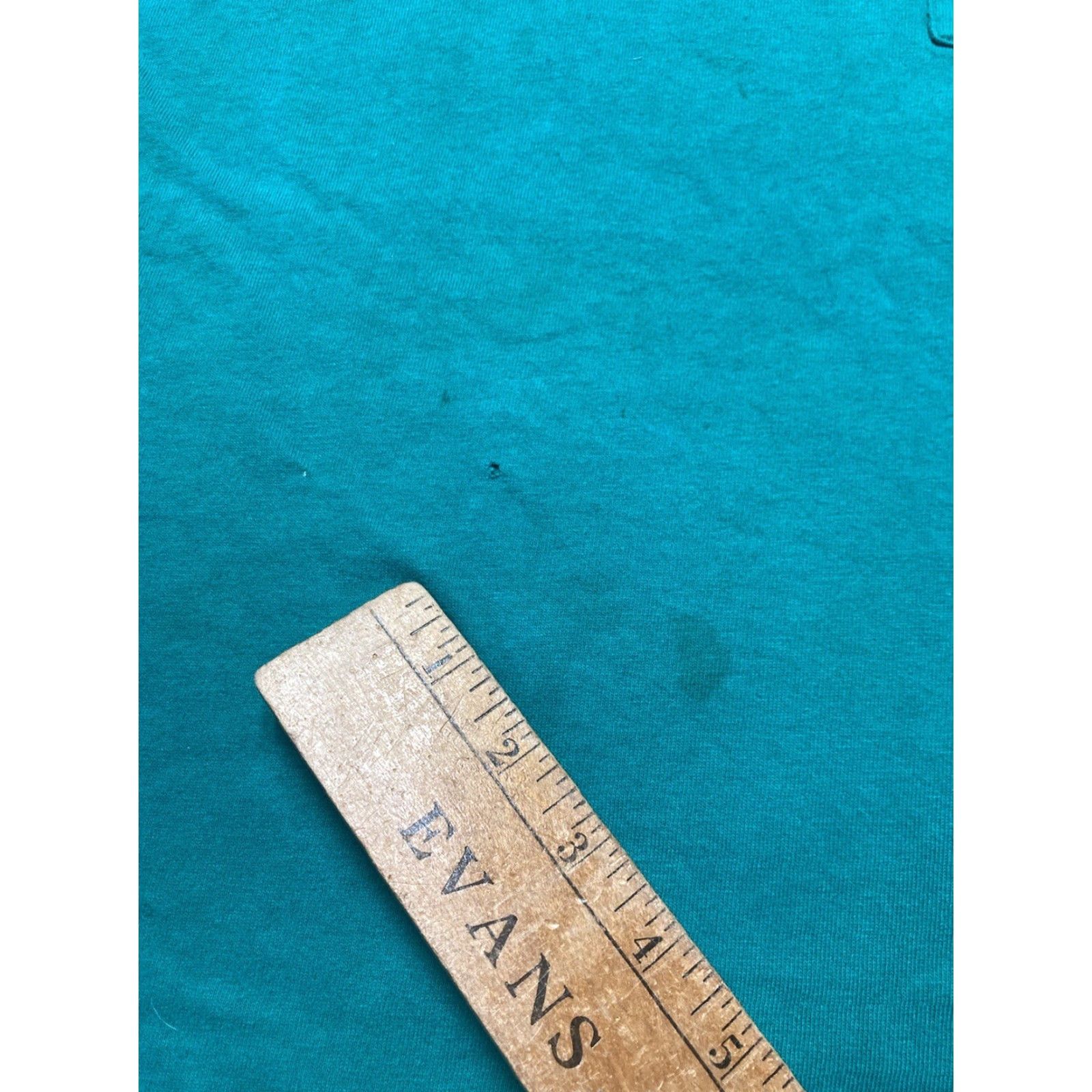 Lee VINTAGE 90s Lee T-Shirt Pocket Heavyweight Cotton USA Made XXL Blue/Teal Men's T-Shirt Size US XXL / EU 58 / 5 - 3 Thumbnail