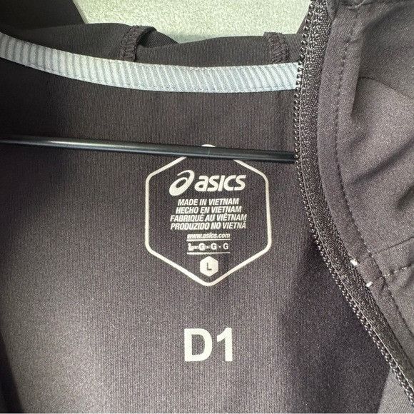 Asics Asics Men's Dark Performance Jacket Sz Large L Size US L / EU 52-54 / 3 - 2 Thumbnail