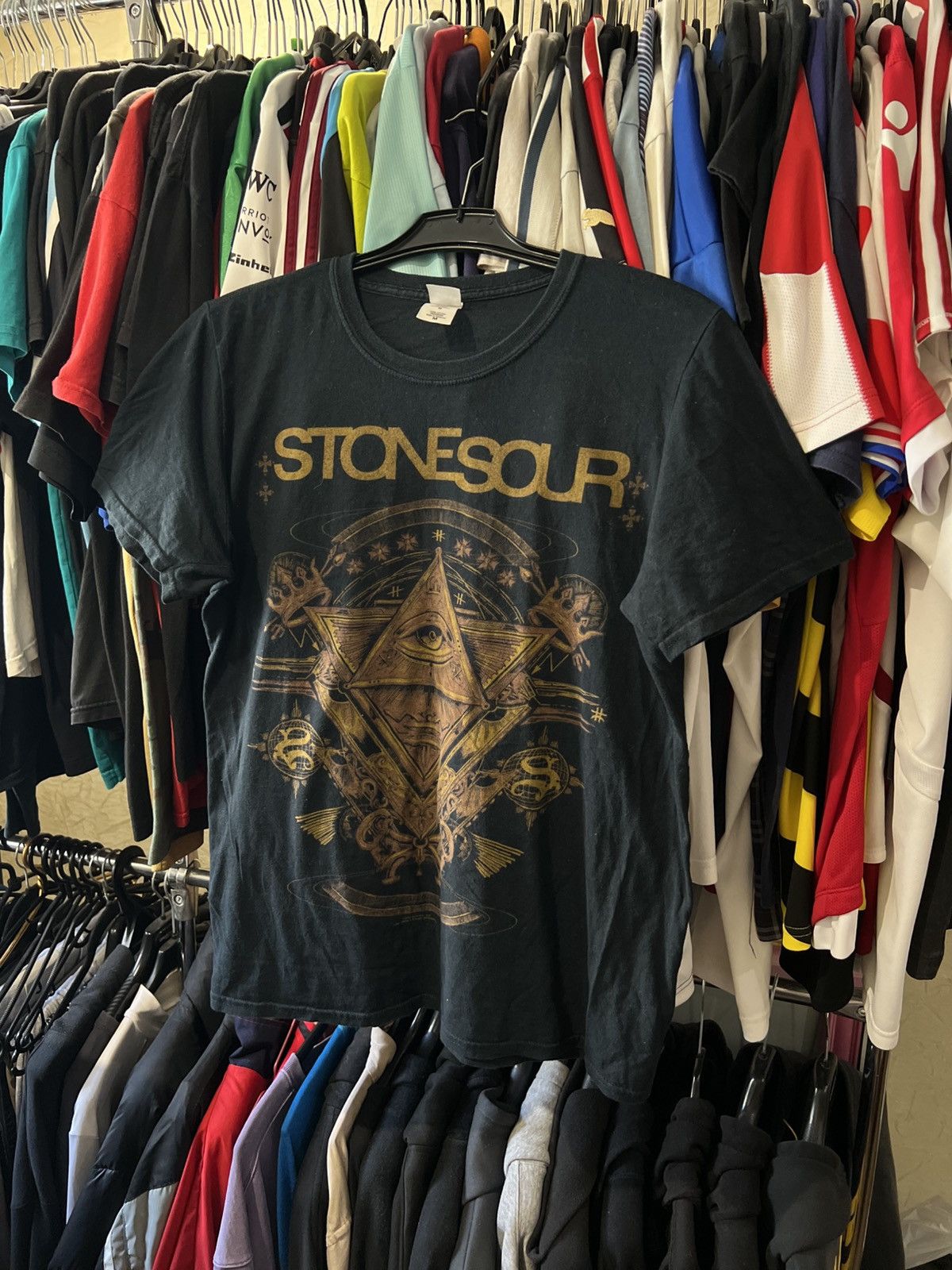 Other 2012/2013 VINTAGE STONE SOUR AOP BAND ROCK TOUR R SHIRT SZ M Size US M / EU 48-50 / 2 - 1 Thumbnail