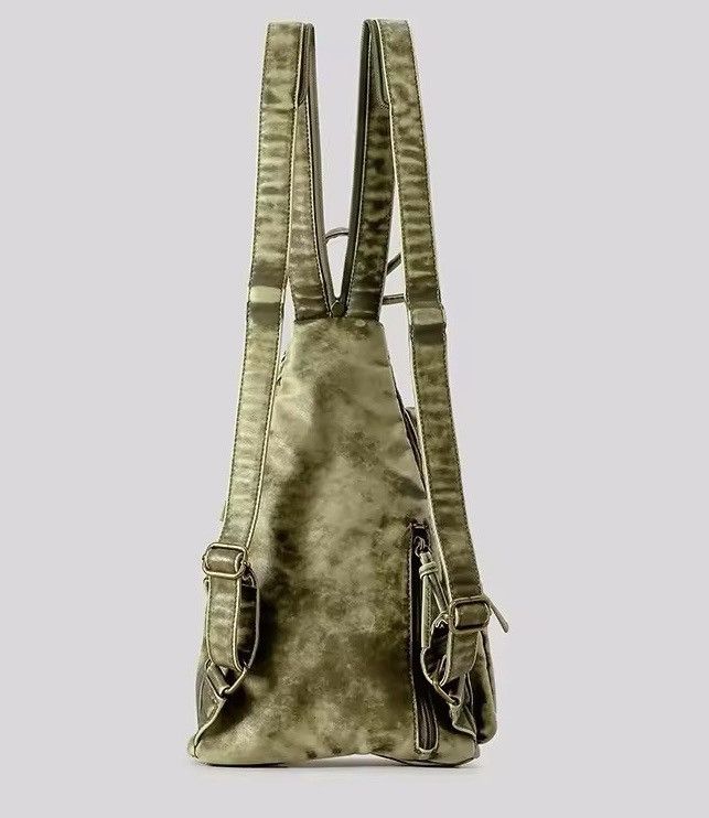 Other Washed Pu Leather Vintage Backpack Size ONE SIZE - 2 Thumbnail