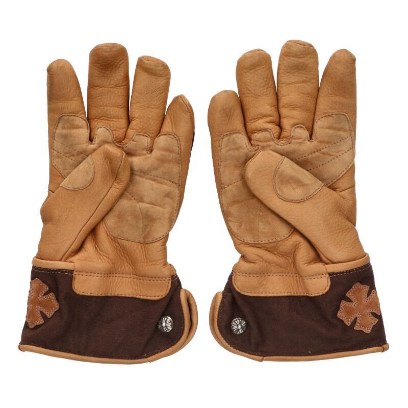 Chrome Hearts Chrome Hearts CH Plus Patch Leather Gloves Size ONE SIZE - 2 Thumbnail