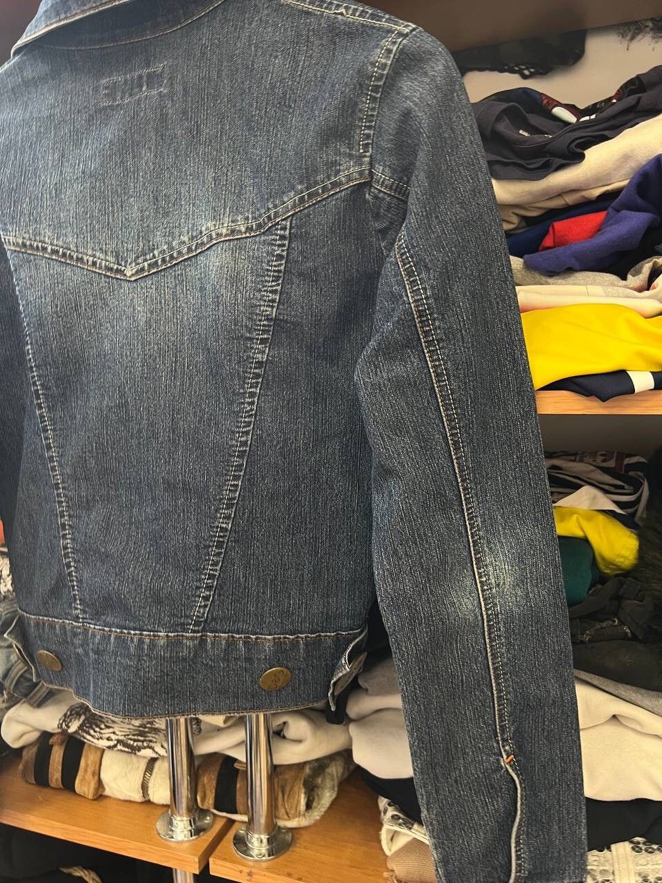 Dolce & Gabbana × Vintage Dolce gabbana denim Y2K Abstract jacket Size S / US 4 / IT 40 - 10 Thumbnail