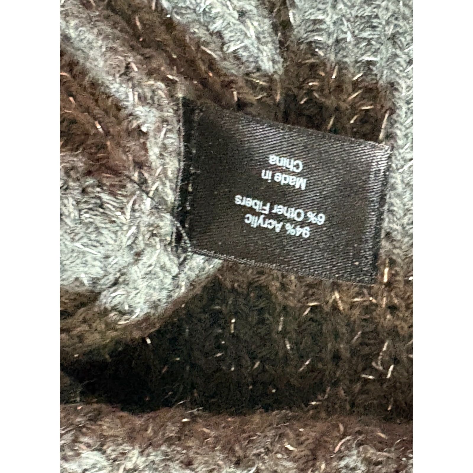 Vintage Lane Bryant Sweater Womens 18/20 Silver Knit Beaded Long Sleeve Pullover Size XXL / US 16-18 / IT 52-54 - 7 Thumbnail