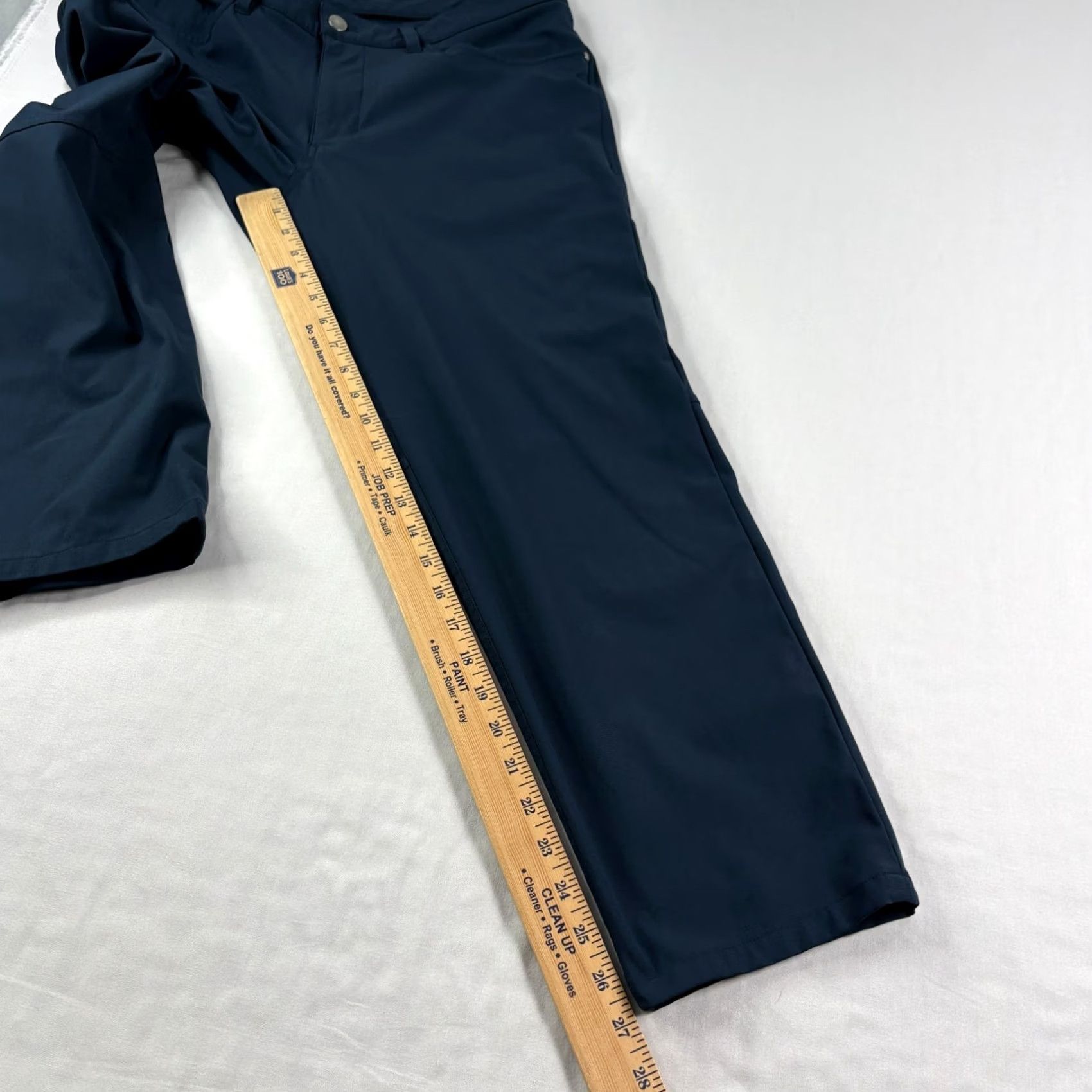 Lululemon Lululemon ABC Pants Mens 33x27 Blue Chino Classic Fit Preppy Stretch Golf Casual Pants Size US 33 - 7 Thumbnail