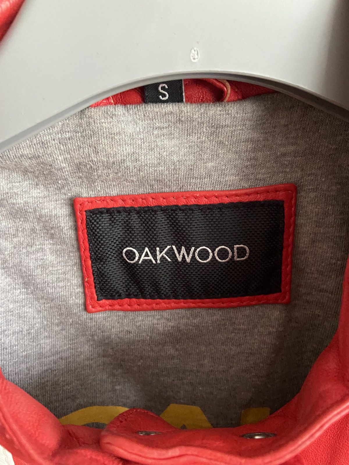 Other Oakwood red Leather Jacket Size S / US 4 / IT 40 - 2 Thumbnail