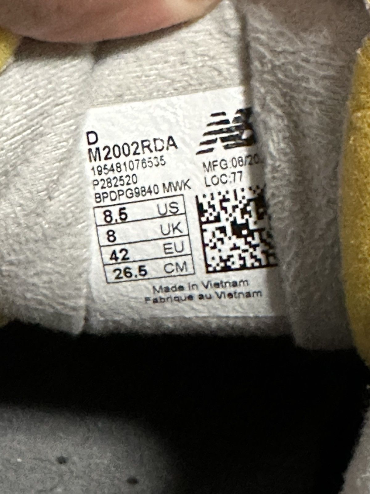 New Balance New Balance 2002 R Protection Pack Size US 8.5 / EU 41-42 - 7 Thumbnail