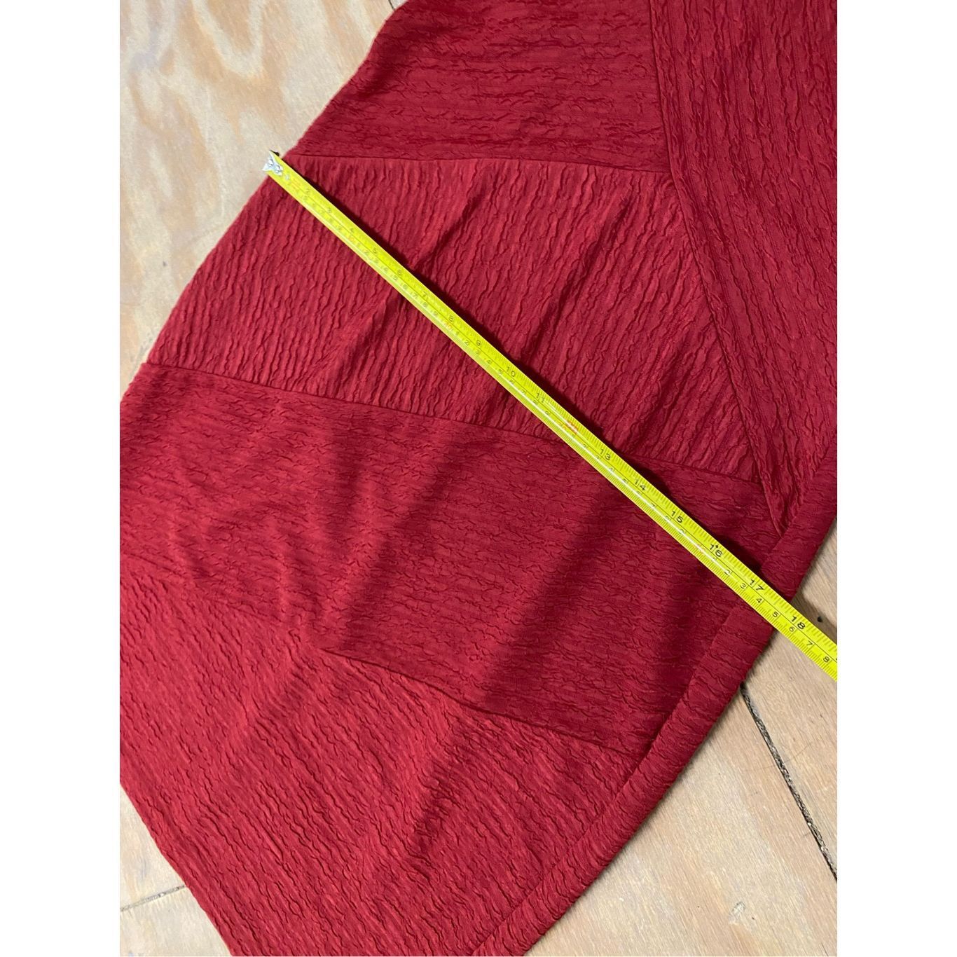 Timex London Times Red Cocktail Dress Tiered Ruffle Formal Holiday Size L / US 10 / IT 46 - 8 Thumbnail