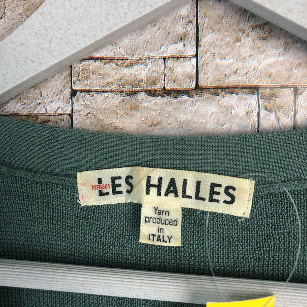 Vintage Les Halles Green Cardigan Knitwear #A163 Size S / US 4 / IT 40 - 12 Thumbnail