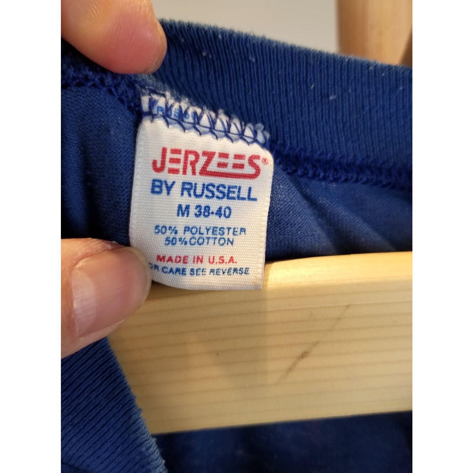 Vintage VINTAGE 80' PRODUCTIVITY AND QUALITY MSA BLUE 50/50 T-SHIRT SZ MEDIUM Shirt Mens XS-50/50? Size US M / EU 48-50 / 2 - 5 Thumbnail