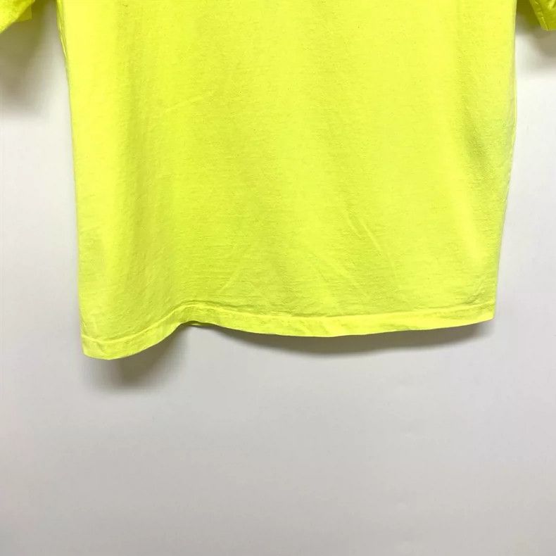 Balenciaga Balenciaga Fluorescent Green Short Sleeve Tee Size US S / EU 44-46 / 1 - 4 Thumbnail