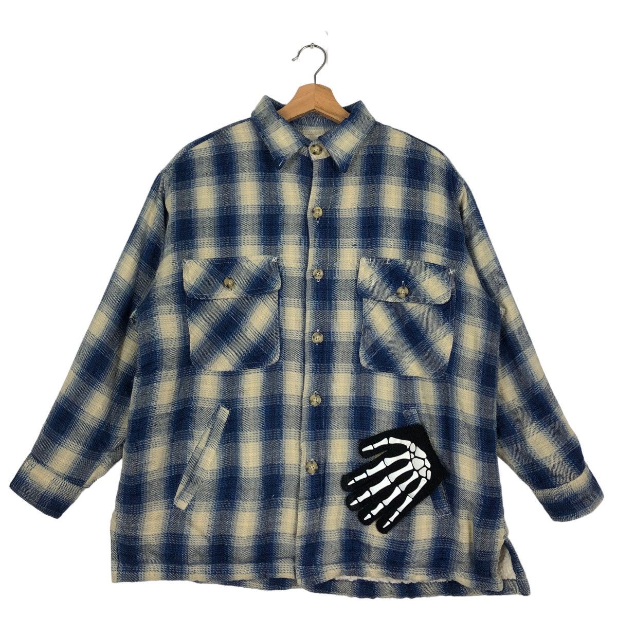 BEAUTY&YOUTH 🔥90’s Vintage Flannel Jacket Tartan Design Uniqlo Japan Size US M / EU 48-50 / 2 - 2 Thumbnail