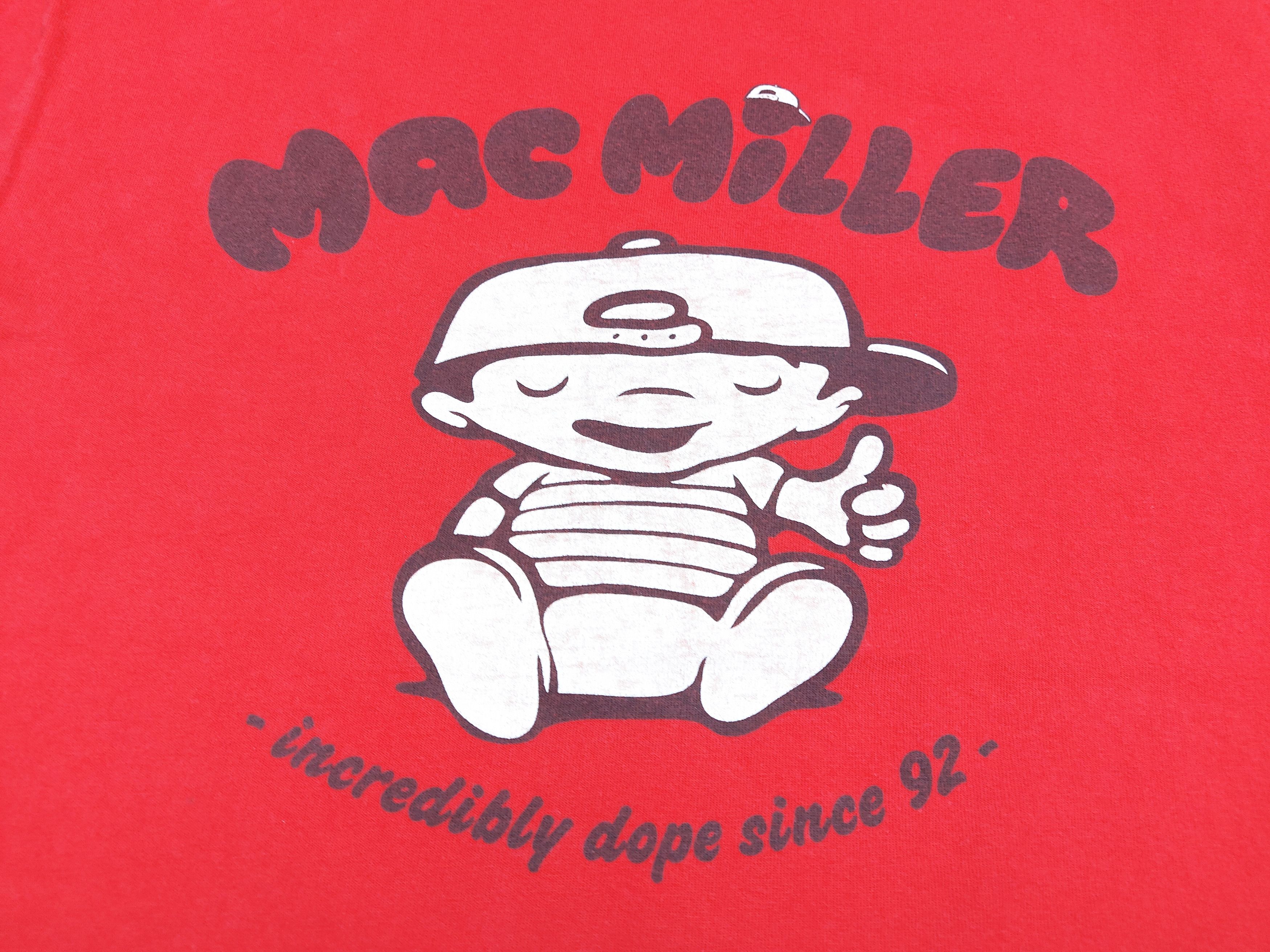 Rap Tees × Vintage Vintage Mac Miller Thump Up Incredibly Dope Since 92 TEE Size US M / EU 48-50 / 2 - 4 Thumbnail