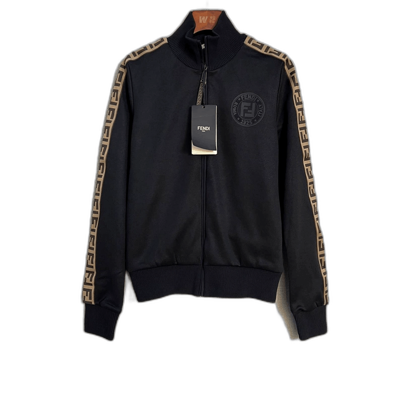 Fendi Fendi Black Logo Jacket for Women Size US M / EU 48-50 / 2 - 1 Thumbnail