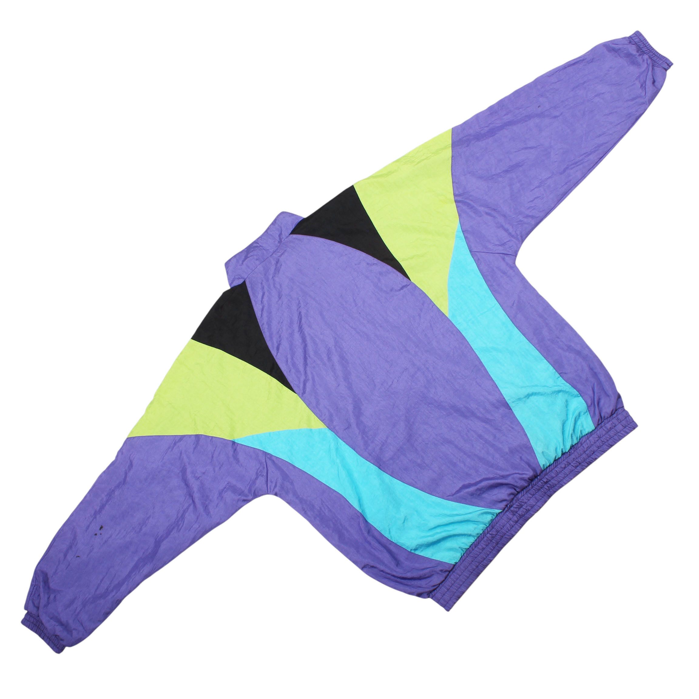 Adidas Vintage Adidas Windbreaker 90s Track Jacket Zip Up Size US L / EU 52-54 / 3 - 5 Thumbnail