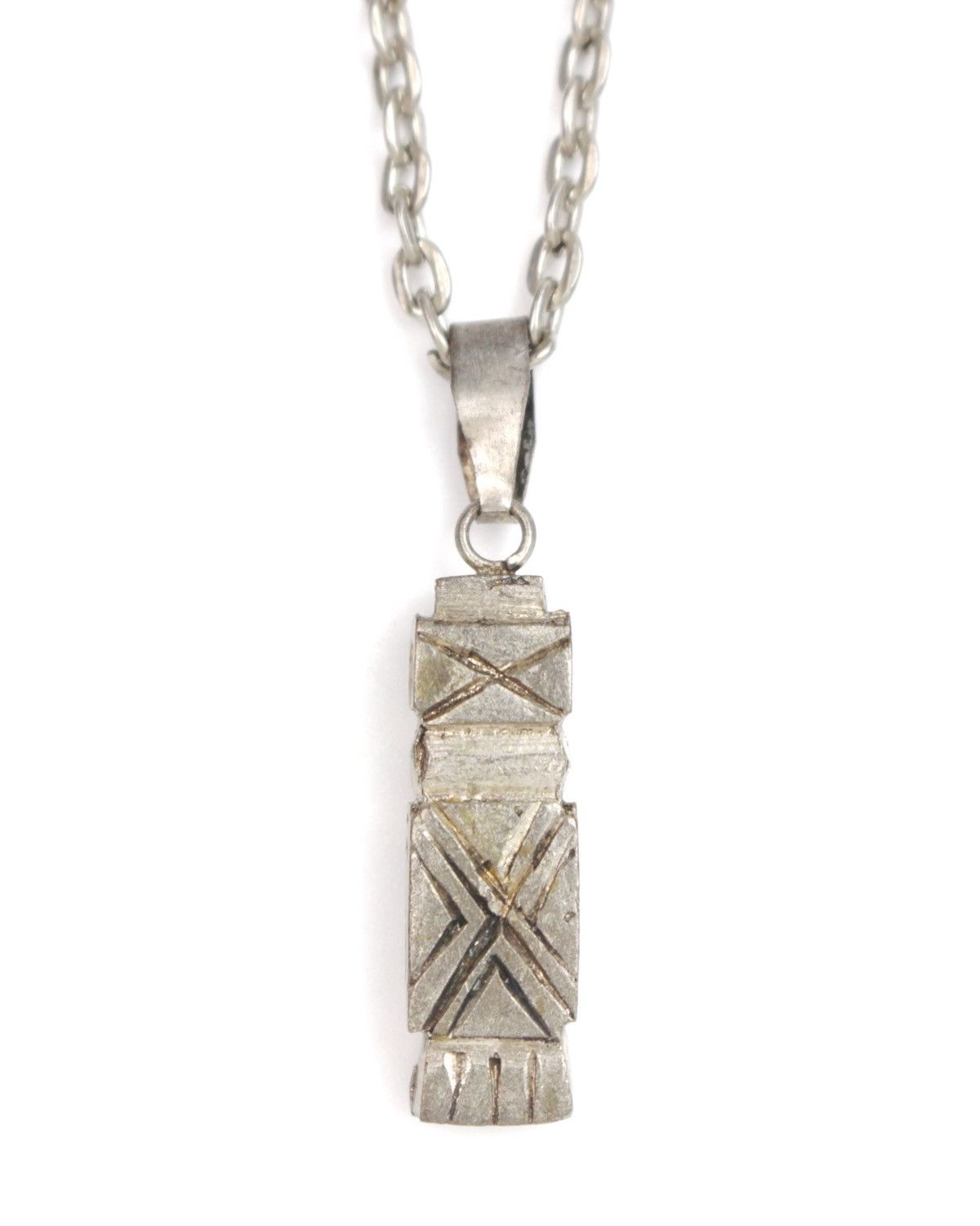 Vintage 1990S PERUVIAN TIAHUANACO "MONOLITO" TOTEM PENDANT NECKLACE Size ONE SIZE - 4 Thumbnail