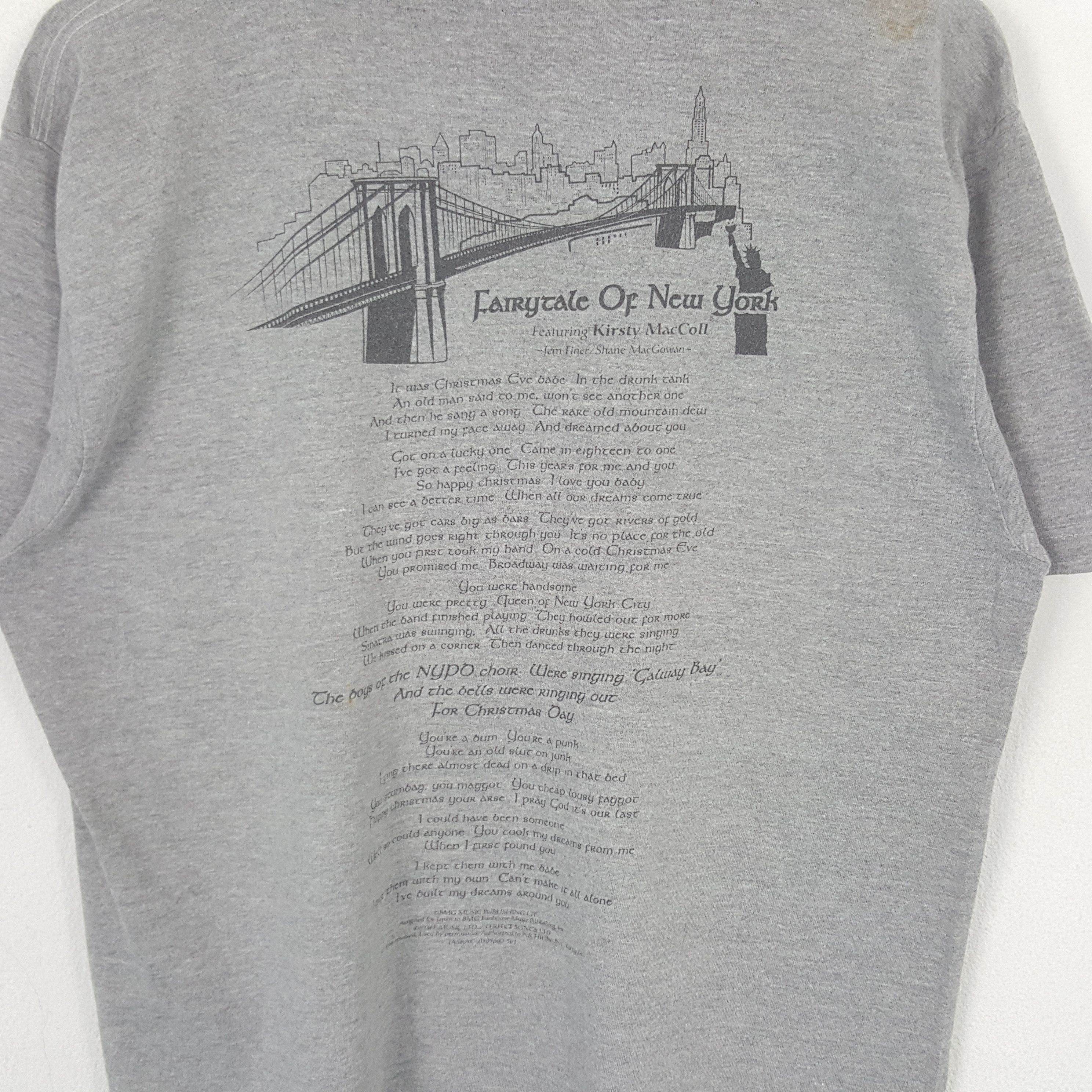 Band Tees Vintage The Pogues English Punk Band Tshirt RR25 Size US L / EU 52-54 / 3 - 4 Thumbnail