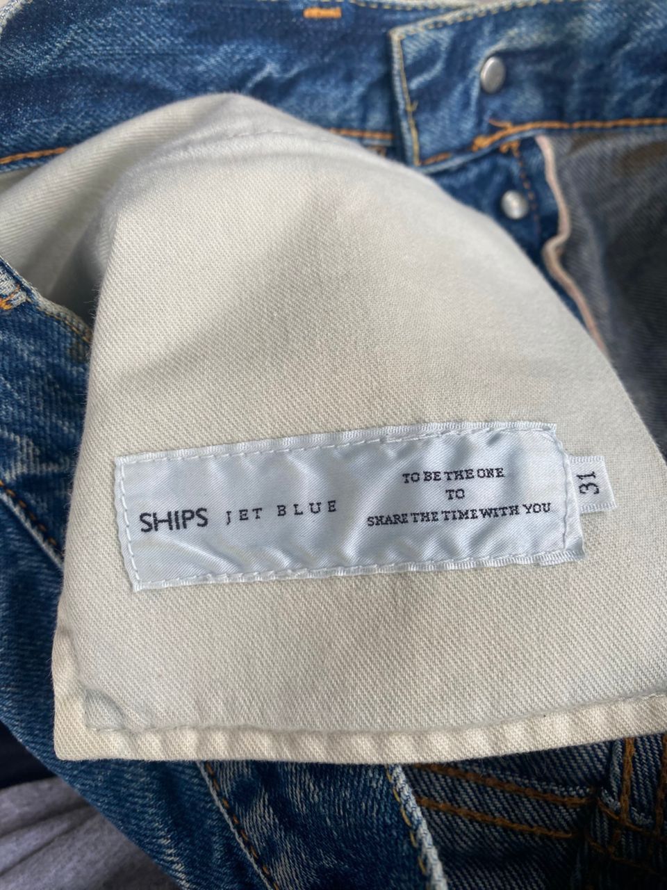 Japanese Brand 💥BEST OFFER💥VINTAGE SHIPS JET BLUE REDLINE SELVEGDE DENIM Size US 32 / EU 48 - 16 Thumbnail