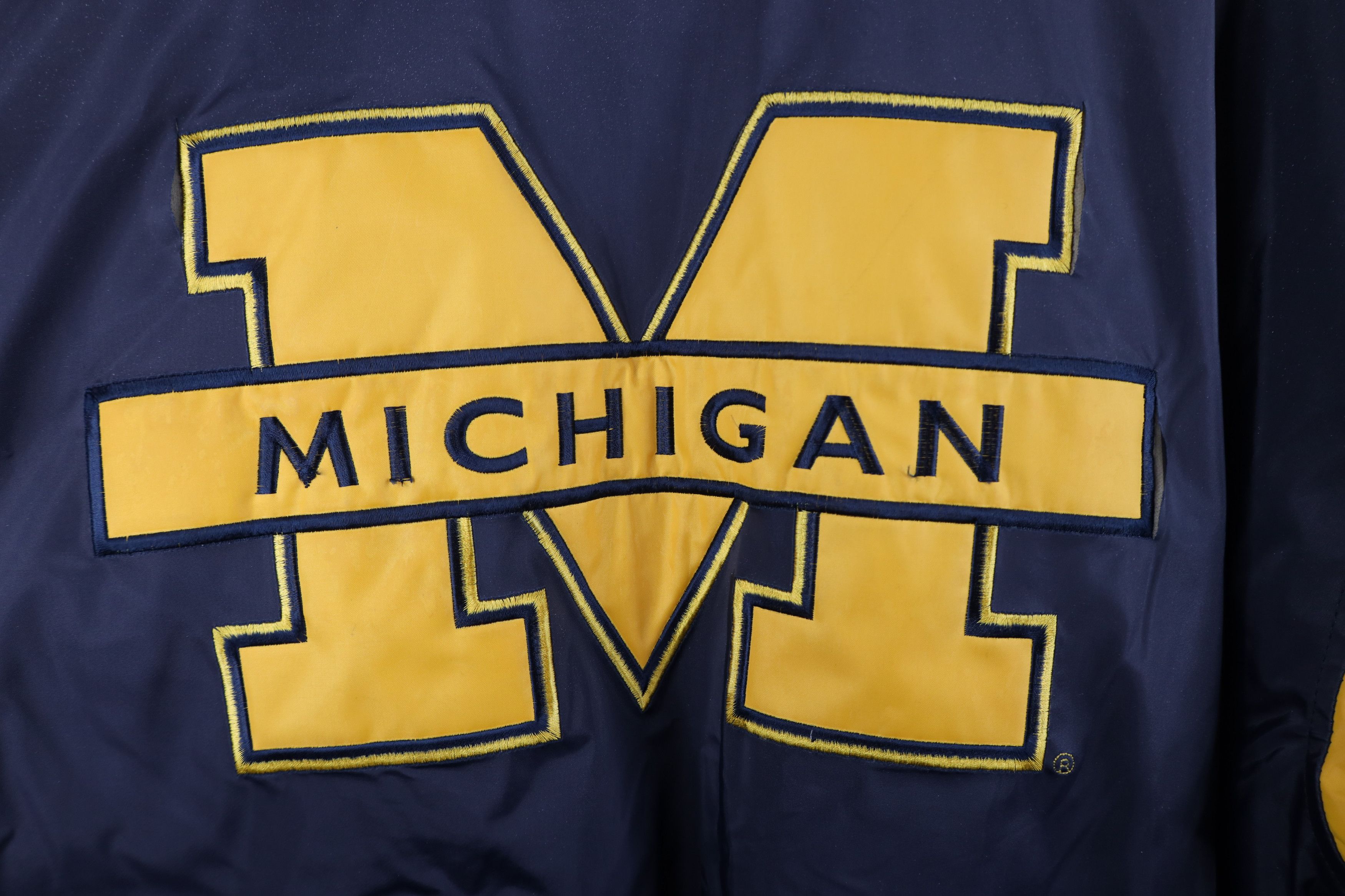 Vintage Vintage 90s Y2K Reversible University of Michigan Jacket Size US XXL / EU 58 / 5 - 12 Thumbnail