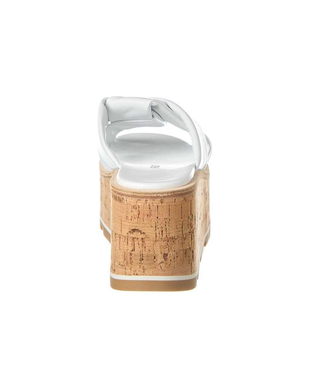 Salvatore Ferragamo o1s1rm0824 Engracia Leather Slides in White Size US 7.5 / IT 37.5 - 3 Thumbnail